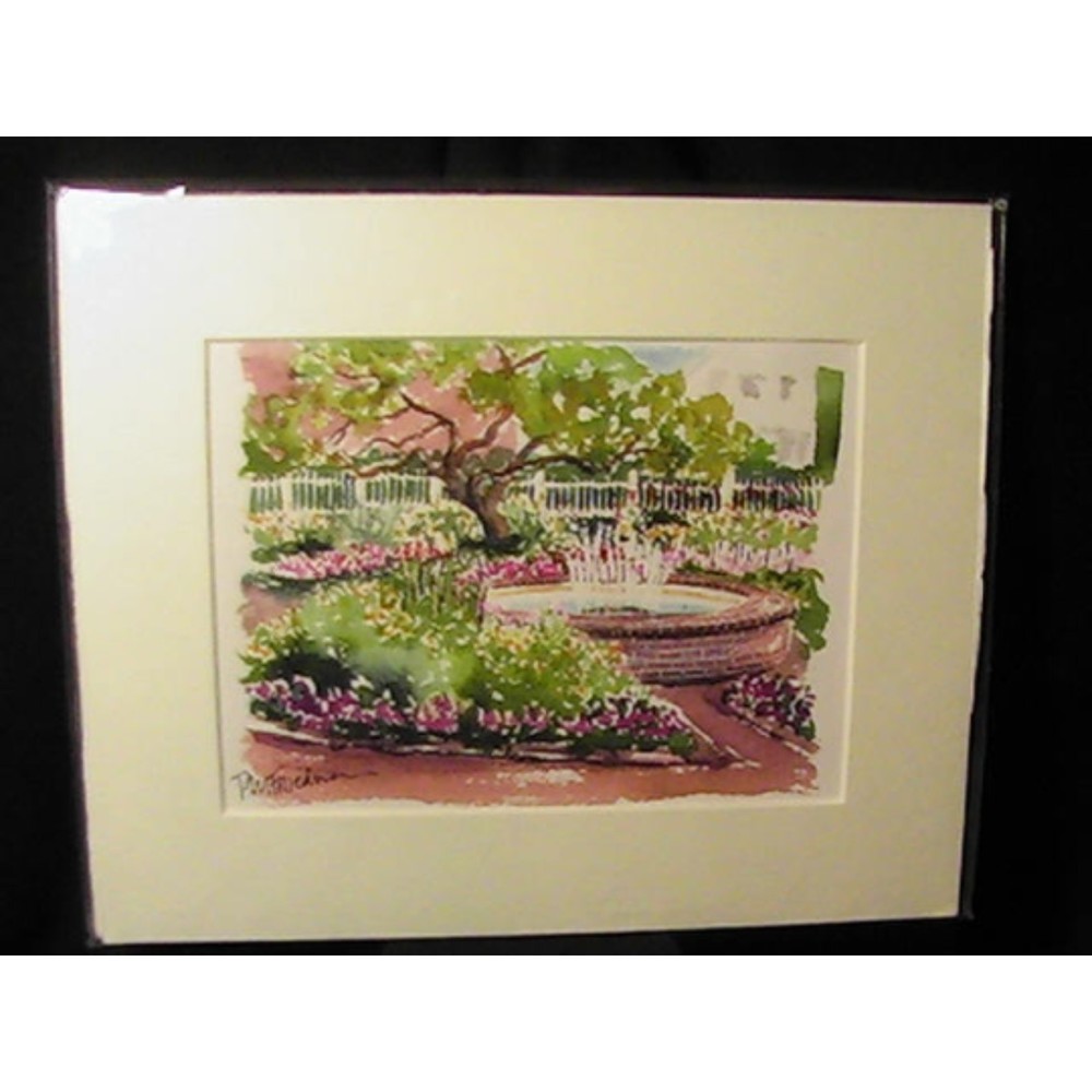 Vintage Patricia Friedman Signed Watercolor Print